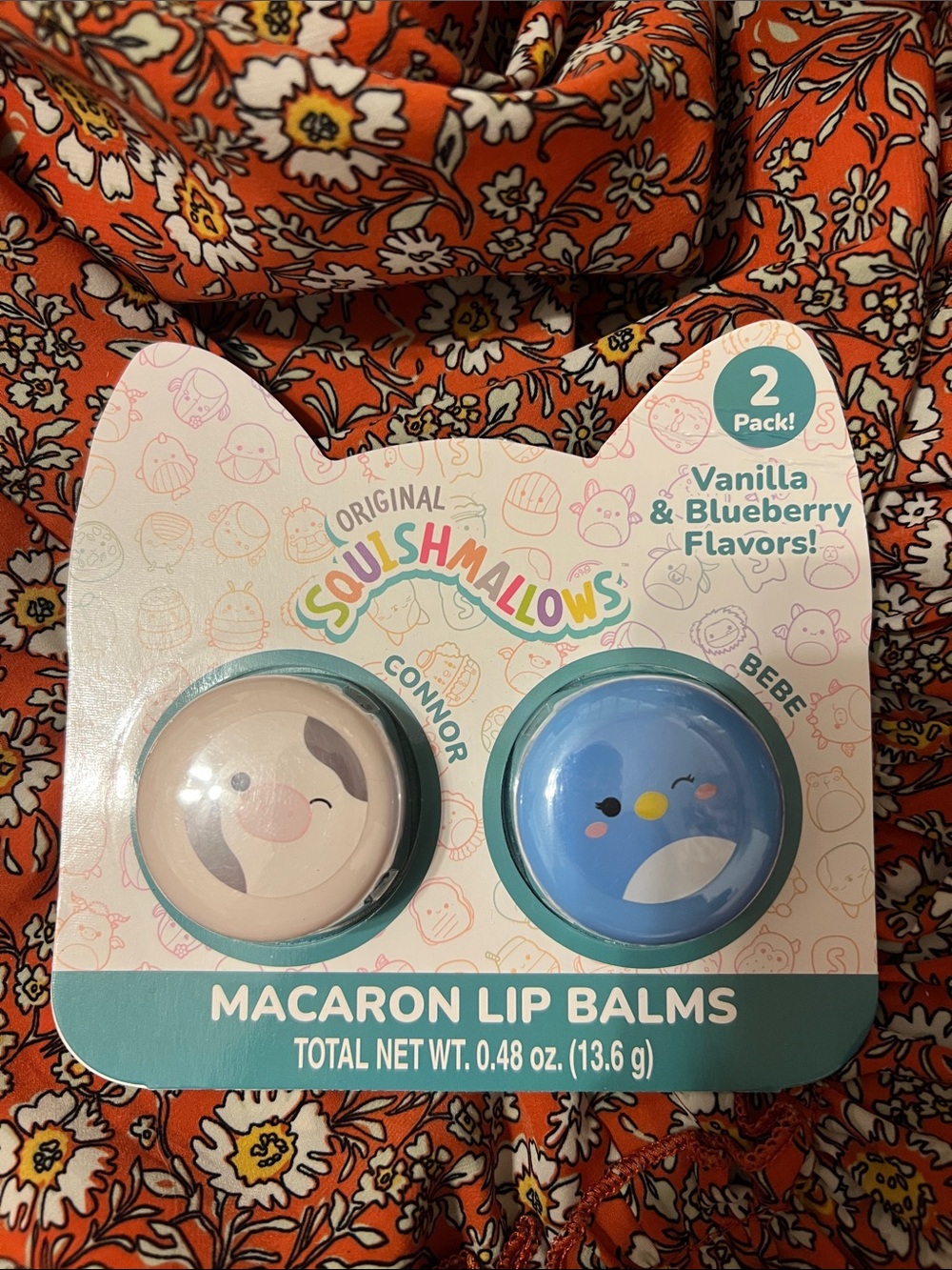 Unopened Squishmallows Macaron Lip Balms